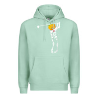 Seafoam Golf Skeleton Pumpkin Halloween Shirt Premium Hoodie - maiPhamDesign