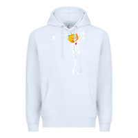 White Golf Skeleton Pumpkin Halloween Shirt Premium Hoodie - maiPhamDesign