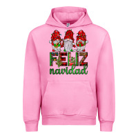Fuchsia Pink feliz navidad gnomies Urban Hoodie - JahusDesignShop