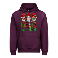 Mauve Wine feliz navidad gnomies Urban Hoodie - JahusDesignShop