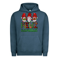 Pigment Midnight Navy feliz navidad gnomies Urban Hoodie - JahusDesignShop