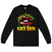 Black Future black queen Long Sleeve Tee - FaDigitalArtStudio
