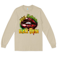 Mushroom Future black queen Long Sleeve Tee - FaDigitalArtStudio