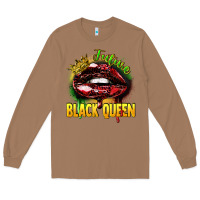 Toasted Coconut Future black queen Long Sleeve Tee - FaDigitalArtStudio