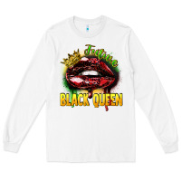 White Future black queen Long Sleeve Tee - FaDigitalArtStudio