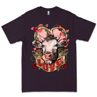 Plum Cow Valentine's Day love Premium Tee - HowdyJamesFarm
