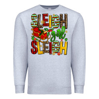 Heather Grey sleigh girl sleigh Premium Sweatshirt - AdoDesignShop