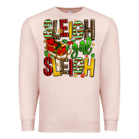 Pale Pink sleigh girl sleigh Premium Sweatshirt - AdoDesignShop