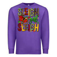 Purple sleigh girl sleigh Premium Sweatshirt - AdoDesignShop