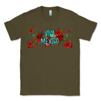 Army Green viva mexico long live mexico Classic Tee - Jasminsmagicworld