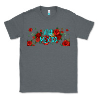 Charcoal Heather viva mexico long live mexico Classic Tee - Jasminsmagicworld