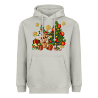 Moon Dust reindeer and christmas tree Heavyweight Hoodie - AdoDesignShop