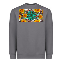 Storm gemtone and sunflowers license plate Heavyweight Sweatshirt - Artiststas