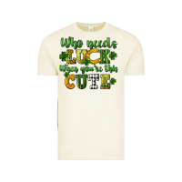 Vintage Arctic Who needs luck when you're this cute St. Patrick's Vintage Tee - CowGirlArtShop