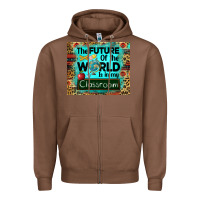 Chestnut the future of the world is in my classroom mousepad Zipper Hoodie - BarkalooDesign