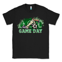 Black Game day soccer Classic Tee - HowdyJamesFarm