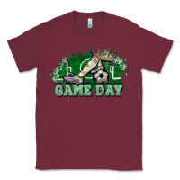 Burgundy Game day soccer Classic Tee - HowdyJamesFarm