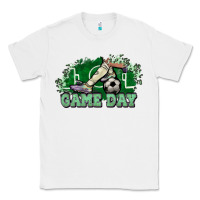 White Game day soccer Classic Tee - HowdyJamesFarm
