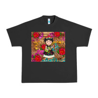 Pigment Black Mexican girl Urban Heavy Tee - RanaPortraitStore