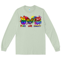 Matcha Peace love equality Long Sleeve Tee - FaDigitalArtStudio