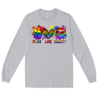 Moon Dust Peace love equality Long Sleeve Tee - FaDigitalArtStudio