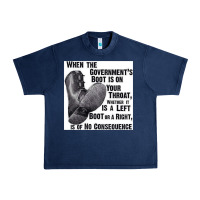 Navy Vintage Retro Anarchy Day Gift Urban Heavy Tee - maiPhamDesign