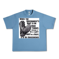 Pebble Blue Vintage Retro Anarchy Day Gift Urban Heavy Tee - maiPhamDesign