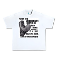 White Vintage Retro Anarchy Day Gift Urban Heavy Tee - maiPhamDesign