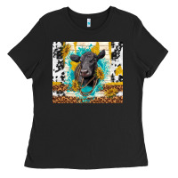 Black black angus Ladies Tee - TumblerDesignByShophia