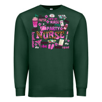 Sports Green come on nurse lets go party Premium Sweatshirt - AdoDesignShop