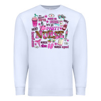 White come on nurse lets go party Premium Sweatshirt - AdoDesignShop