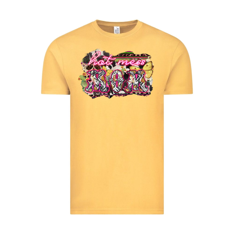 Hot Mess Mom Mother's Day Vintage Tee by HowdyJamesFarm | Teevron