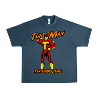 Midnight Navy turbo man Urban Heavy Tee - maiPhamDesign