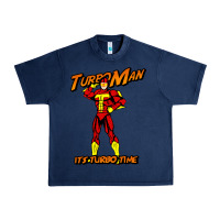 Navy turbo man Urban Heavy Tee - maiPhamDesign