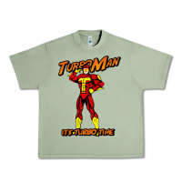 Oil Green turbo man Urban Heavy Tee - maiPhamDesign