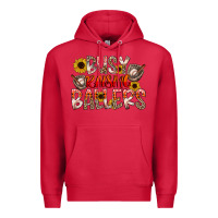 Cardinal Busy Raising Ballers Premium Hoodie - CowhideDigitalArt