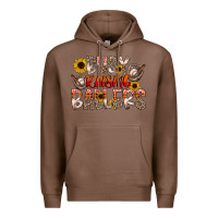 Chestnut Busy Raising Ballers Premium Hoodie - CowhideDigitalArt