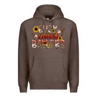 Coffee Busy Raising Ballers Premium Hoodie - CowhideDigitalArt
