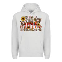 Dove Grey Busy Raising Ballers Premium Hoodie - CowhideDigitalArt