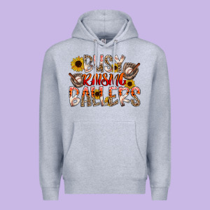 Busy Raising Ballers Premium Hoodie Designed By Cowhidedigitalart