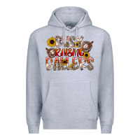 Heather Grey Busy Raising Ballers Premium Hoodie - CowhideDigitalArt