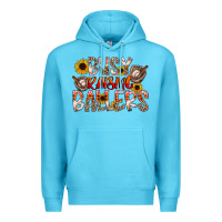 Ocean Blue Busy Raising Ballers Premium Hoodie - CowhideDigitalArt