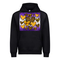 Black lakers hearts Urban Hoodie - JahusDesignShop