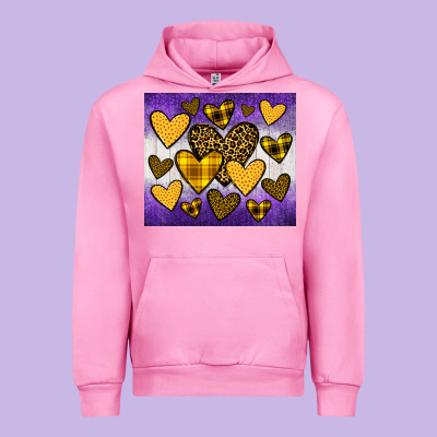 Lakers Hearts Urban Hoodie Designed By Jahusdesignshop