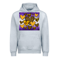 Heather Grey lakers hearts Urban Hoodie - JahusDesignShop