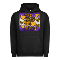 Pigment Black lakers hearts Urban Hoodie - JahusDesignShop