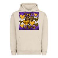 Pigment French Oak lakers hearts Urban Hoodie - JahusDesignShop