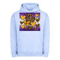 Pigment Grape Ice lakers hearts Urban Hoodie - JahusDesignShop