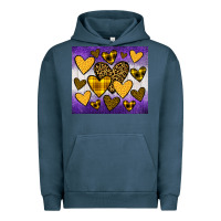 Pigment Midnight Navy lakers hearts Urban Hoodie - JahusDesignShop