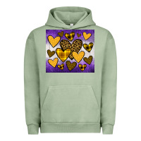 Pigment Oil Green lakers hearts Urban Hoodie - JahusDesignShop